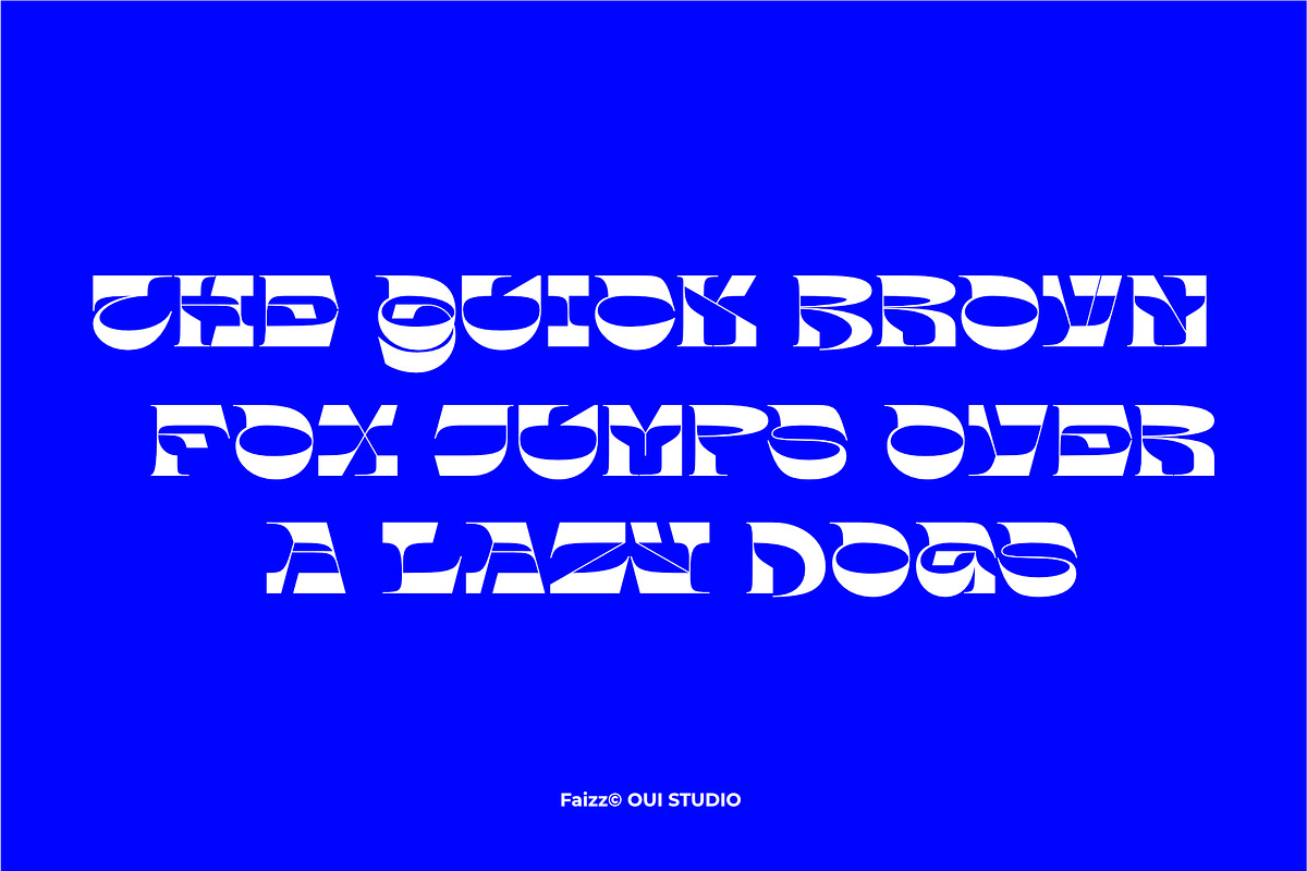 Faizz Display Font, a Font by Oui Studio (Photo 4 of 10)