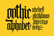 Vector! Gothic alphabet - 03, an Object Graphic by GeekClick