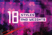 Grid Type - Geometric Font, a Sans Serif Font by Jordan Dale Young (Thumbnail 2 of 5)