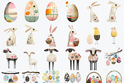 Whimsical Easter Clipart Bundle, a Decorative Illustration by Fusion Dream (Thumbnail 4 of 10)