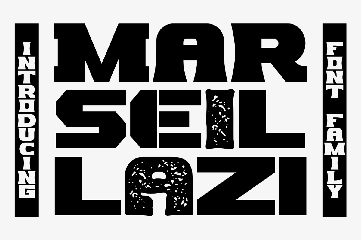 Marseilazi – 9 Strong Bold Style Fon, a Font by PutraCetol Studio (Photo 1 of 11)