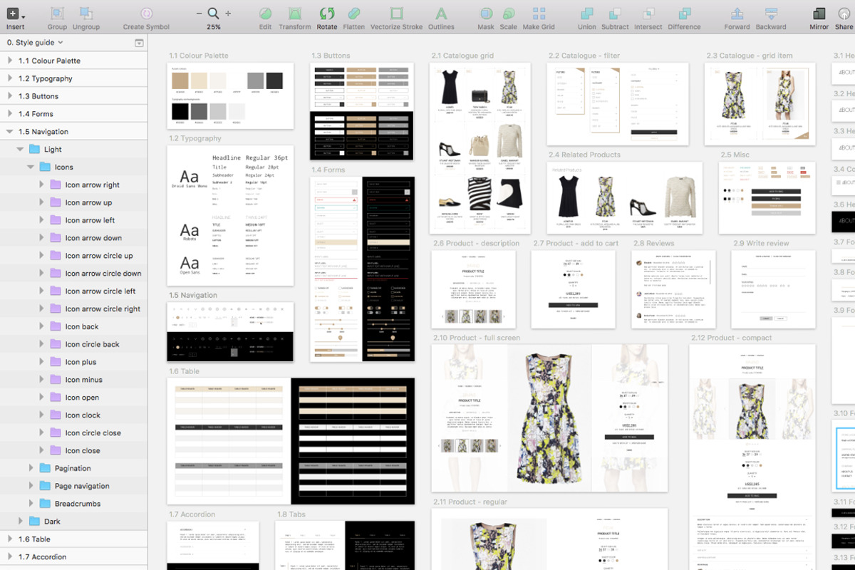 4Boutique Ecommerce UI KIT Bundle, an UI Kit Template by 4EB Studio (Photo 7 of 10)