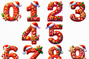 Christmas Alphabet Clipart, an Illustration by Craft Nest (Thumbnail 5 of 6)