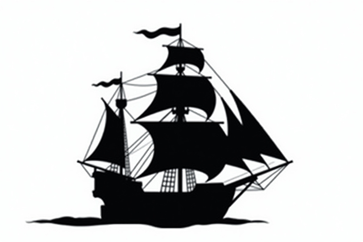 Classic Sailing Ship Vector Bundl, an Object Graphic by hafijul (Photo 6 of 11)