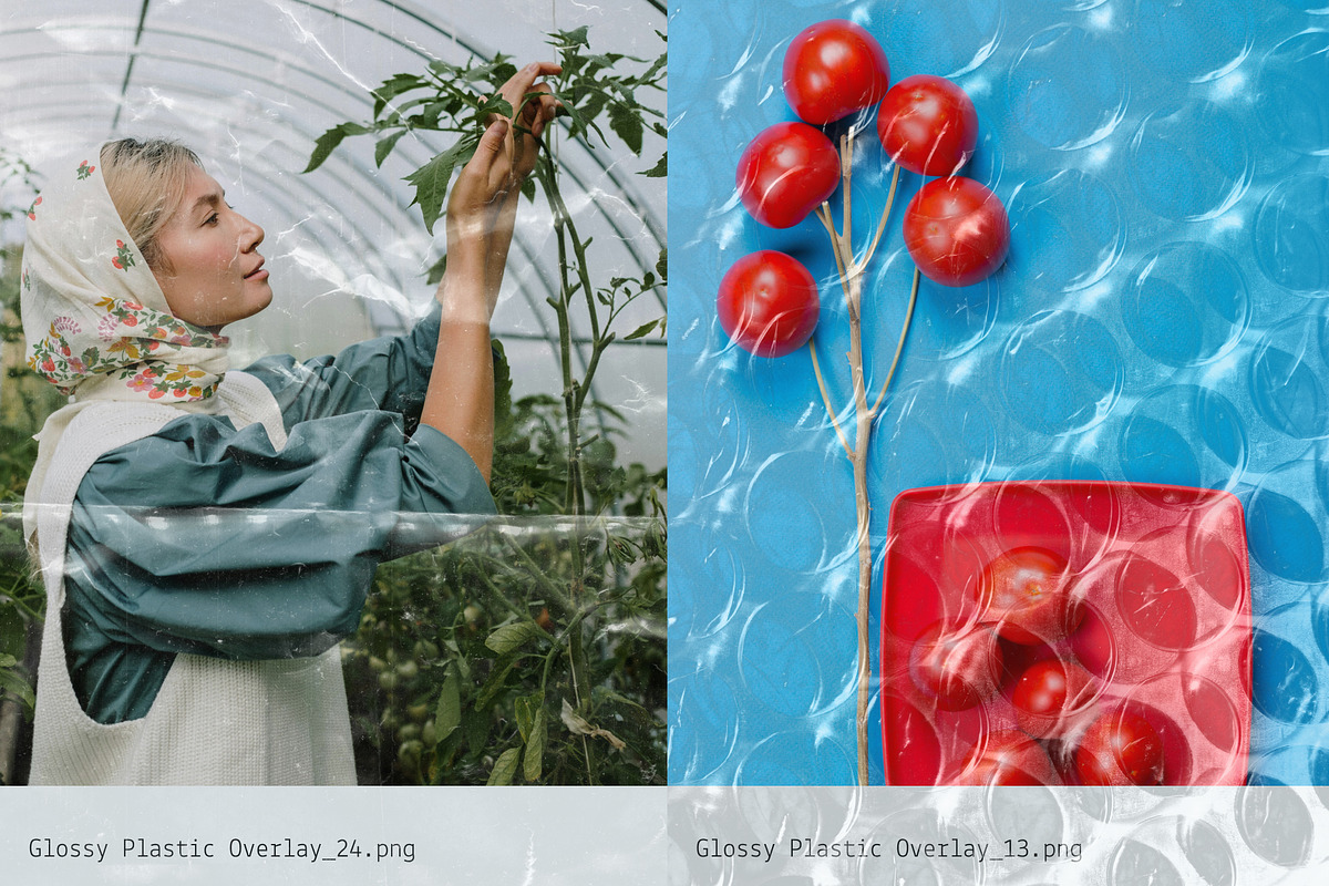 Glossy: Plastic Texture Overlays, a Texture Graphic by Anastasiia VNSK (Photo 11 of 19)