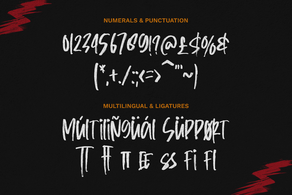 Russed - Handwritten Brush Font, a Handwritten Font by Afkari Studio (Photo 6 of 10)