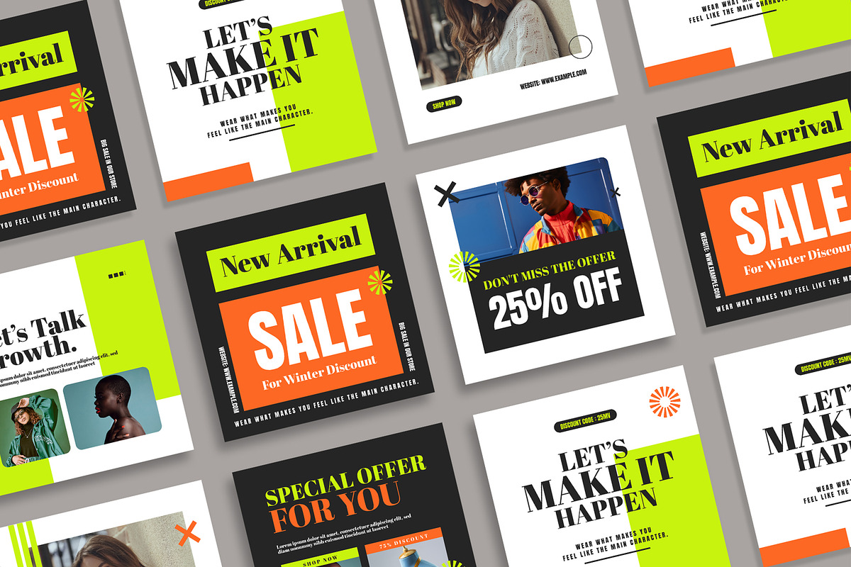 Trendy Social Media Sale Post preview 2