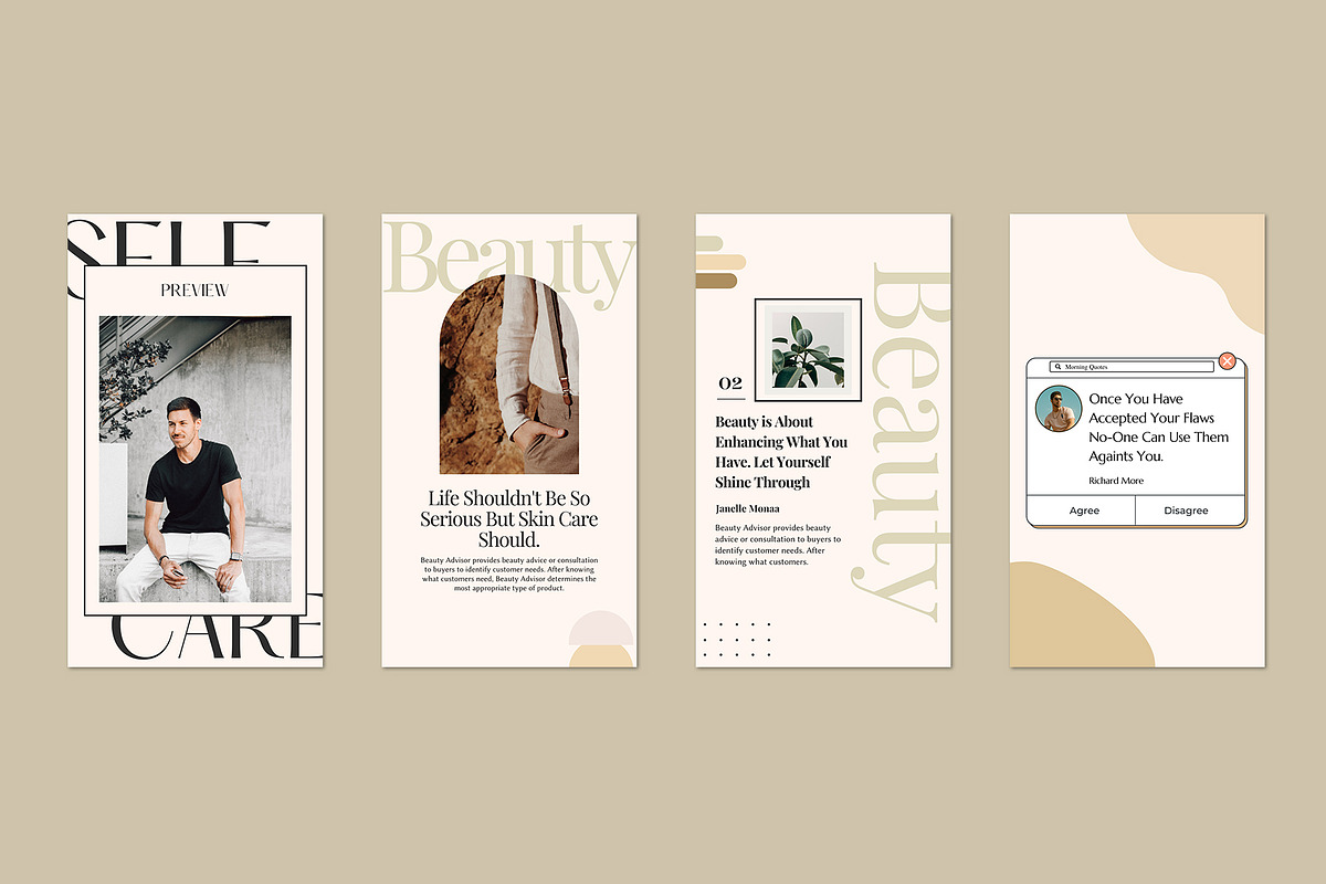 Insta Beauty Series Canva, a Social Media Template by Analogi Studio