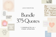 BUNDLE Instagram Quotes Templates PS, a Social Media Template by Love Radiation Studio (Thumbnail 1 of 12)