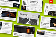 Pitchin Pitch Deck Powerpoint Templa, a Presentation Template by VanillineGraph (Thumbnail 1 of 6)