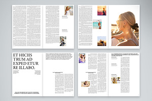 Stylish Lifestyle Magazine Layout