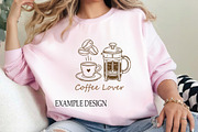 Coffee Lover PNG Clipart Bundle, a Seasonal Illustration by Daily.Designs (Thumbnail 3 of 4)