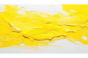 brush yellow paint strokes ai, an Abstract Photo by pikepicture