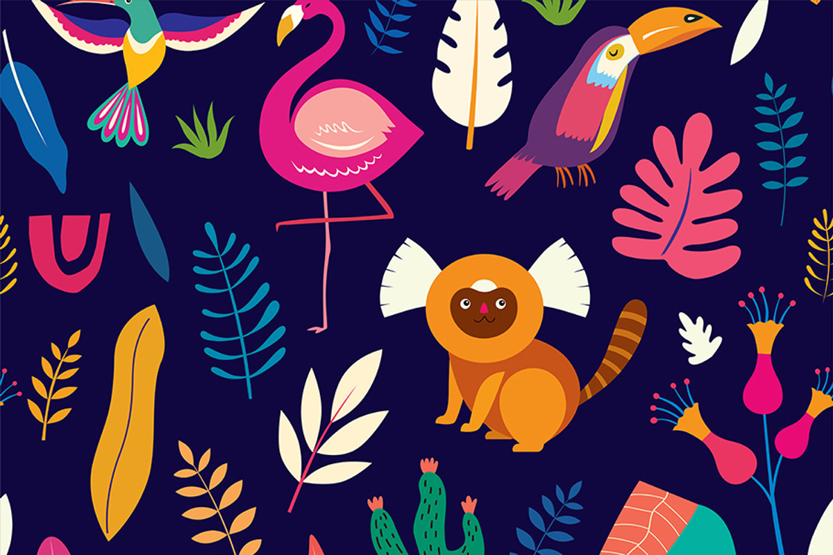 Jungle Animals cute collection, an Animal Illustration by MoleskoStudio (Photo 9 of 13)