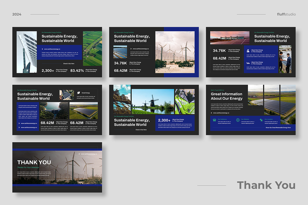 Renewable Energy Keynote Template, a Presentation Template by fluffstudio (Photo 4 of 4)