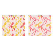 Whimsical Baby Pink Ribbon Clipart, a Decorative Illustration by Oleksandra Illustrates (Thumbnail 6 of 14)