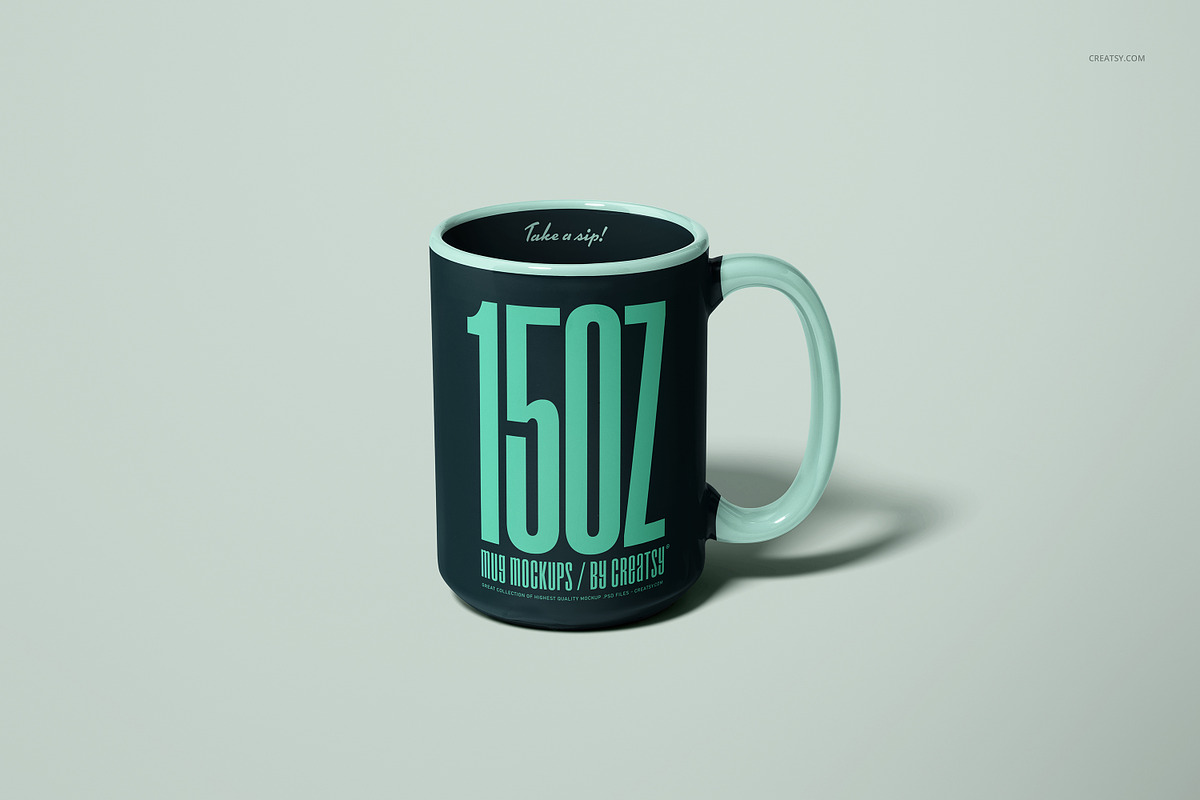 Mug Mockup Set 15oz Many Views, a Merchandise Mockup by creatsy5 (Photo 7 of 33)