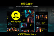 GameXPlay–Gaming HTML Template, a Landing Page Template by SNIPESCIENTIST (Thumbnail 6 of 6)