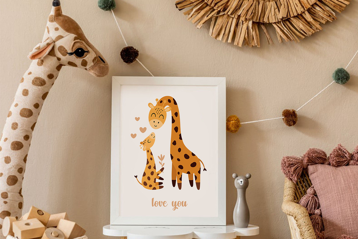 Mother and baby animals collection, an Animal Illustration by JulzaArt (Photo 5 of 9)
