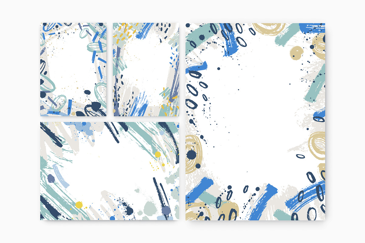 Abstract cards, seamless patterns, a Decorative Illustration by Good Studio (Photo 2 of 30)
