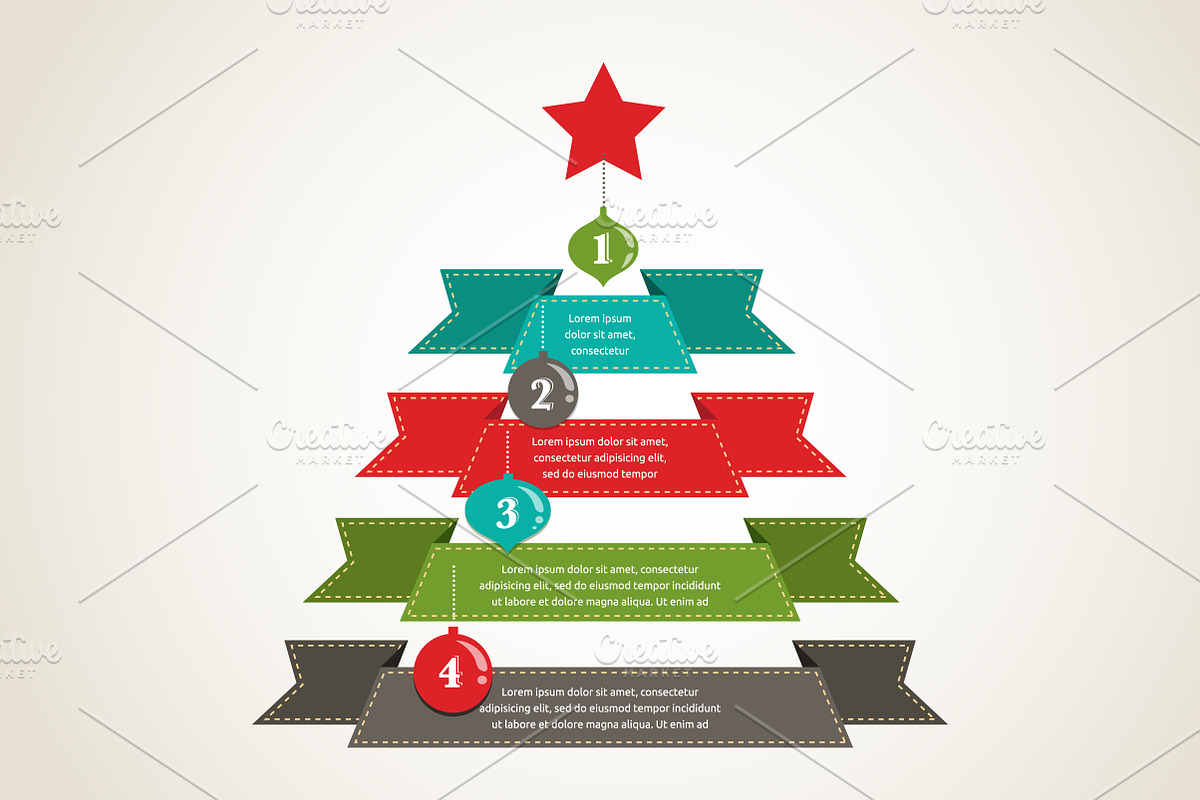 Christmas Infographics, an Illustration by Marish (Photo 4 of 4)