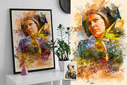 Portrait Photo Painting Effect PSD, a Brushes & More by zahidhossainalif (Thumbnail 6 of 18)