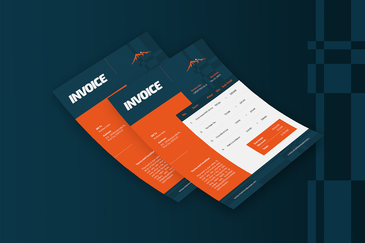 Chain Break - Invoice Template, a Print Template by StreaksideStd ...