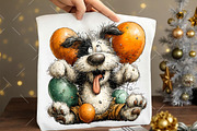 Whimsical Birthday Dog Clipart, an Illustration by OK Design (Thumbnail 5 of 6)