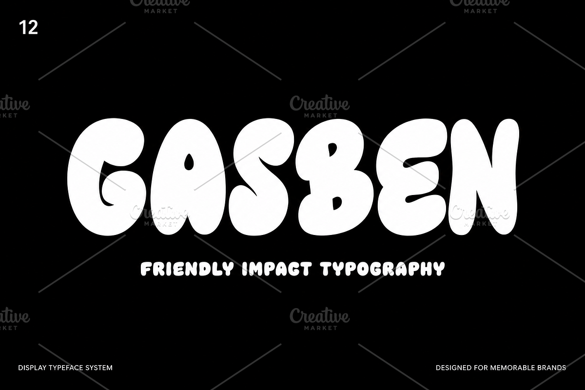 Gasben – Playful Display Font, a Handwritten Font by Solutype (Photo 12 of 12)