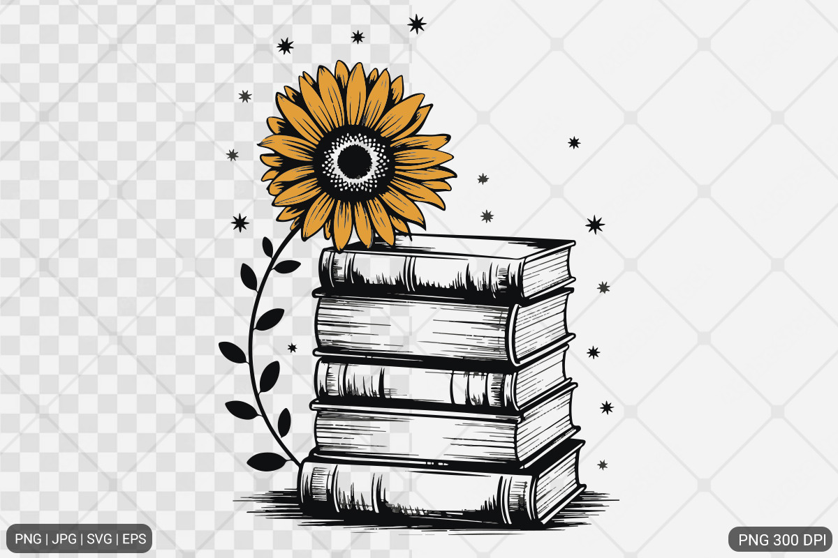 Sunflower SVG PNG Design Bundle, an Illustration by Actual Pixel (Photo 3 of 30)