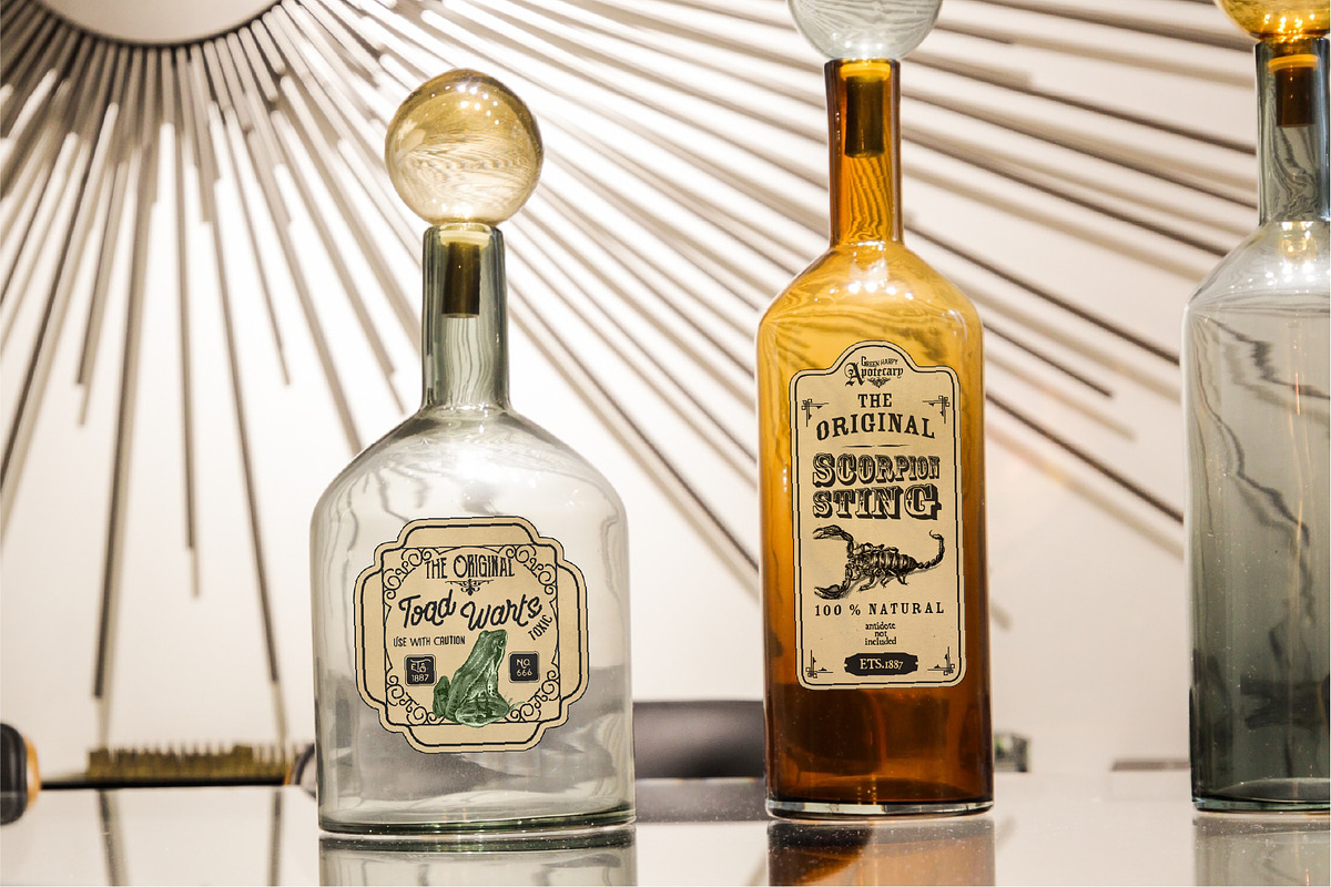 Halloween Apothecary Potion Labels, a Decorative Illustration by Orange Brush Studio (Photo 2 of 5)