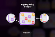 Remote Work 3D Icon, an Object Graphic by Artnivora.Std (Thumbnail 2 of 4)