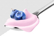 Fruit yogurt collection, an Object Graphic by Fruits+Veggies (Thumbnail 3 of 5)