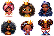 Quirky African American Girl with Cr, an Illustration by DreamArtGraphic (Thumbnail 2 of 4)
