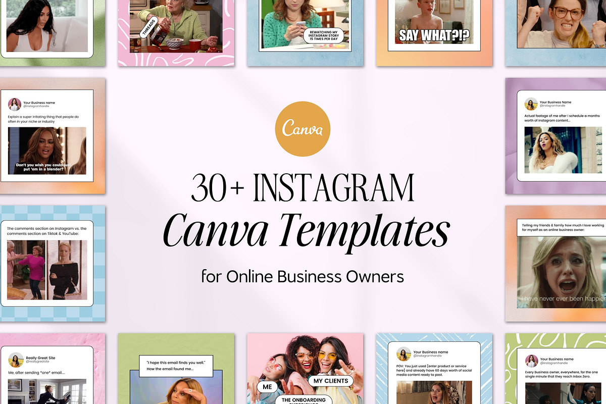 Canva Instagram Meme & GIF Templates, a Social Media Template by Fallon Gerst (Photo 2 of 11)