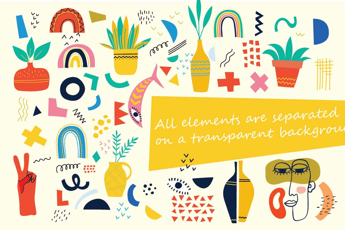 150+ Abstract graphic illustrations, a Decorative Illustration by Virinaflora (Photo 3 of 15)