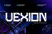 Vexion – Modern Futuristic AI Font, a Handwritten Font by overlaytemplates (Thumbnail 1 of 5)