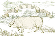 Eco pig farm, an Object Graphic by ArtOwl (Thumbnail 7 of 7)
