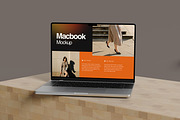 Macbook Mockup, a Mac Mockup by graphic_keY (Thumbnail 5 of 5)
