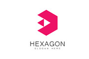 Polygonal Hexagon Logo Vector, a Graphic by T.Vooka (Thumbnail 3 of 3)