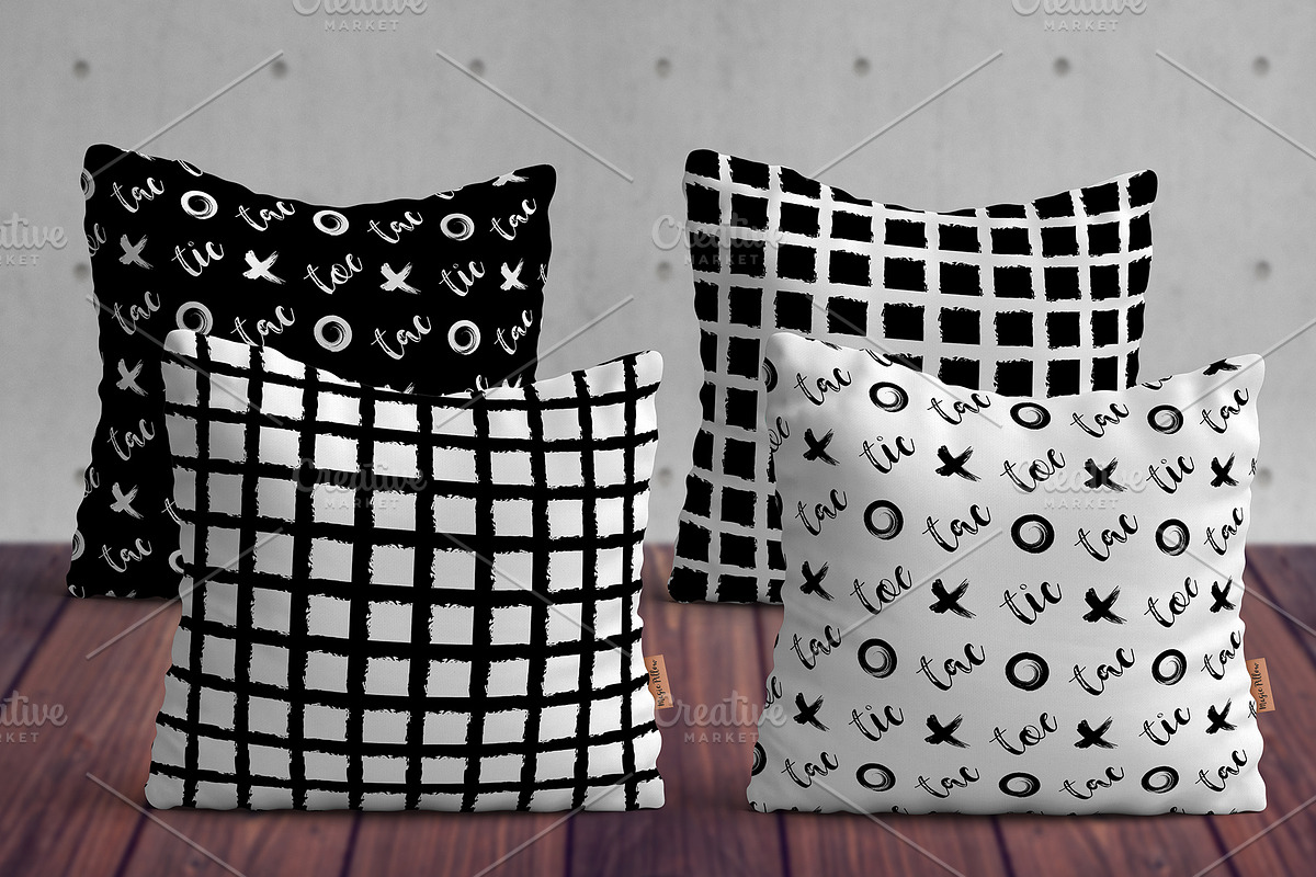Tic Tac Toe, 28 patterns, a Pattern Graphic by NKTN graphics (Photo 7 of 8)