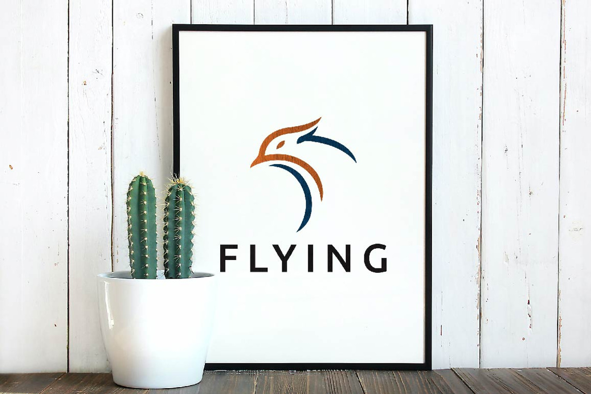 Phoenix Bird Animal Head Flying Logo, a Branding & Logo Template by jongcreative (Photo 3 of 3)