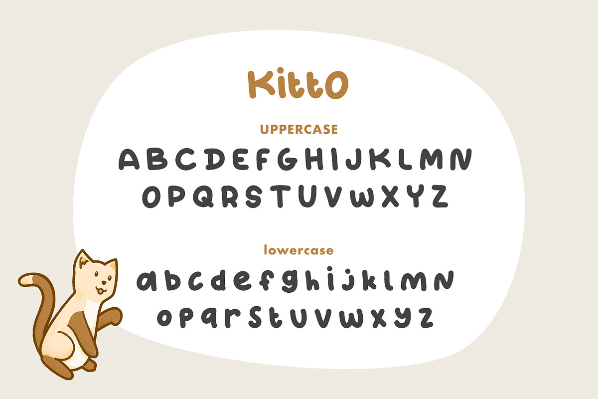 Kitto Katto Cat Theme Font, a Font by Helotype (Photo 2 of 7)