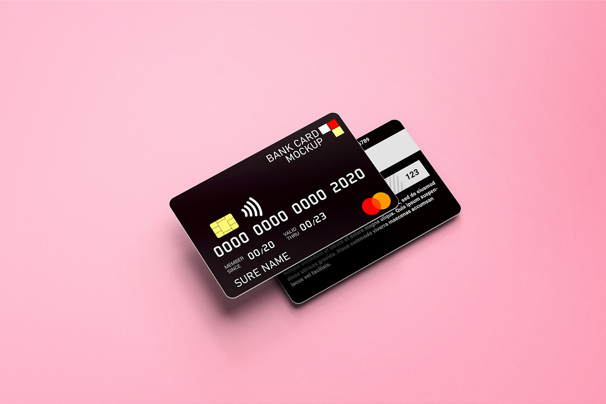 Credit / Bank Card Mock-Up, a Product Mockup by 2M GRAPHICS DESIGN (Photo 7 of 7)