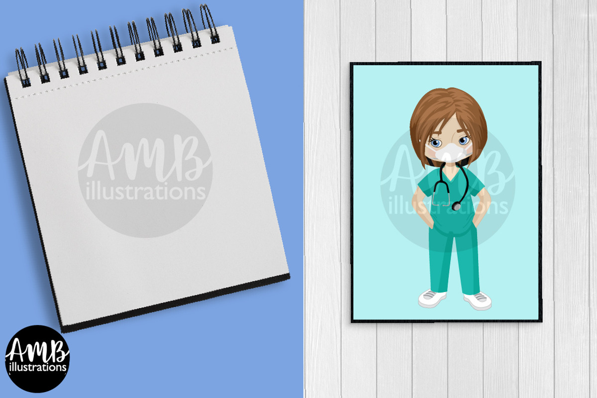 Paramedic Clipart AMB-2806, an Illustration by AMBillustrations (Photo 5 of 5)