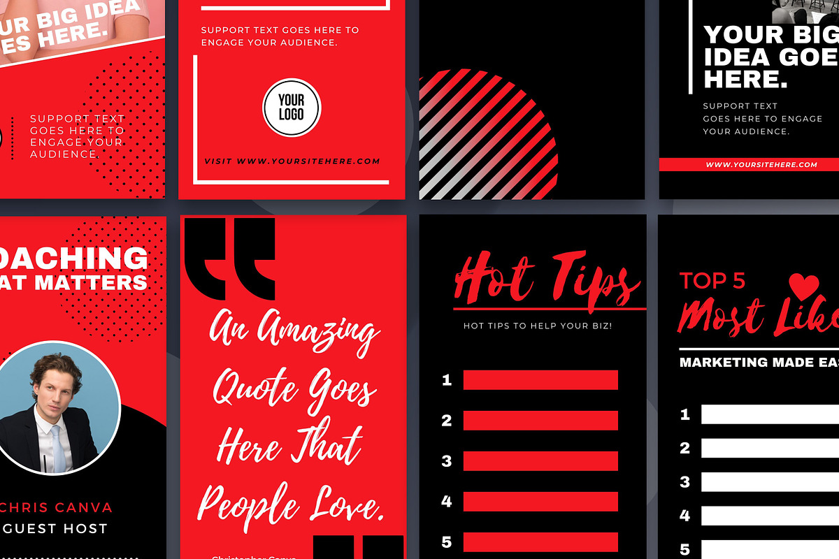 Canva Instagram Stories Business kit, a Social Media Template by Mike Brennan Art & Design (Photo 2 of 3)