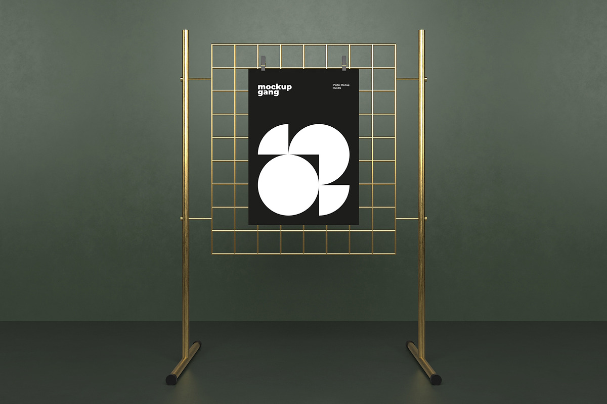 Poster Mockup Bundle, a Print Template by Mockup Gang (Photo 7 of 9)