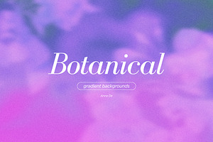 Botanical Gradient Backgrounds