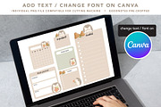 cute hedgehog digital sticker planne, a Design Template by hanacrochetdesign (Thumbnail 7 of 7)