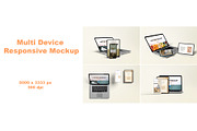 Multi Devices Responsive Mockup, an iPad Mockup by 2M GRAPHICS DESIGN (Thumbnail 1 of 5)